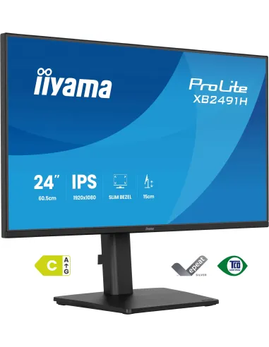 iiyama ProLite XB2491H-B1 pantalla para PC 60,5 cm (23.8") 1920 x 1080 Pixeles Full HD LCD Negro
