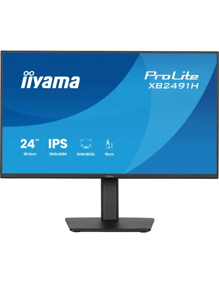 iiyama ProLite XB2491H-B1 pantalla para PC 60,5 cm (23.8") 1920 x 1080 Pixeles Full HD LCD Negro