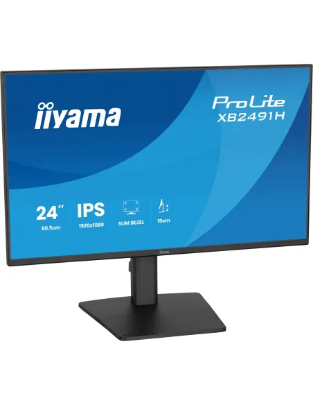 iiyama ProLite XB2491H-B1 pantalla para PC 60,5 cm (23.8") 1920 x 1080 Pixeles Full HD LCD Negro