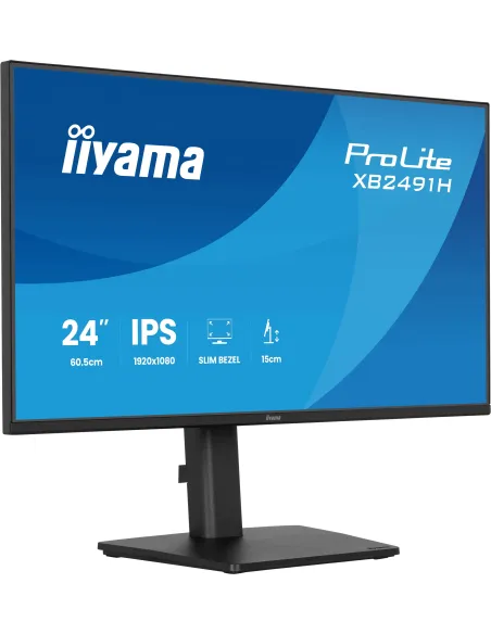 iiyama ProLite XB2491H-B1 pantalla para PC 60,5 cm (23.8") 1920 x 1080 Pixeles Full HD LCD Negro