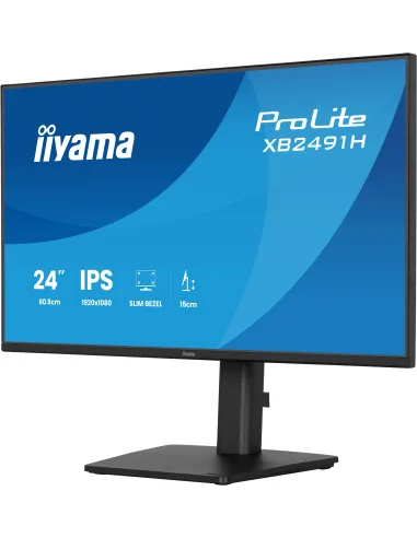 iiyama ProLite XB2491H-B1 pantalla para PC 60,5 cm (23.8") 1920 x 1080 Pixeles Full HD LCD Negro