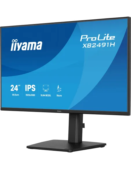 iiyama ProLite XB2491H-B1 pantalla para PC 60,5 cm (23.8") 1920 x 1080 Pixeles Full HD LCD Negro