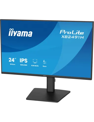 iiyama ProLite XB2491H-B1 pantalla para PC 60,5 cm (23.8") 1920 x 1080 Pixeles Full HD LCD Negro