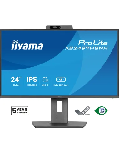iiyama ProLite XB2497HSNH-B1 24IN IPS LCD 4MS 1920X1080 350CD M2 HDMI DP USB 2 pantalla para PC 60,5 cm (23.8") 1920 x 1080
