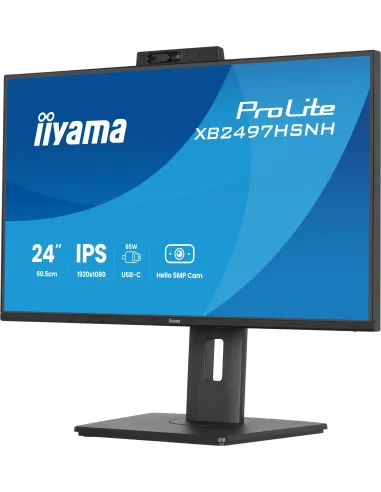 iiyama ProLite XB2497HSNH-B1 24IN IPS LCD 4MS 1920X1080 350CD M2 HDMI DP USB 2 pantalla para PC 60,5 cm (23.8") 1920 x 1080