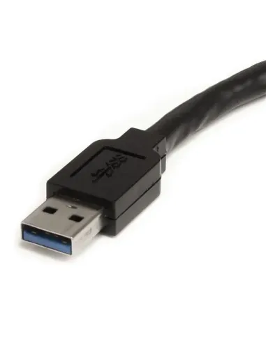 StarTech.com Cable Extensor Alargador USB 3.0 SuperSpeed Activo de 5m - USB A Macho a Hembra - Negro
