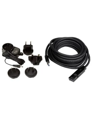 StarTech.com Cable Extensor Alargador USB 3.0 SuperSpeed Activo de 5m - USB A Macho a Hembra - Negro