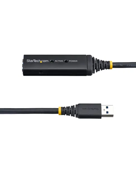 StarTech.com Cable Extensor Alargador USB 3.0 SuperSpeed Activo de 5m - USB A Macho a Hembra - Negro