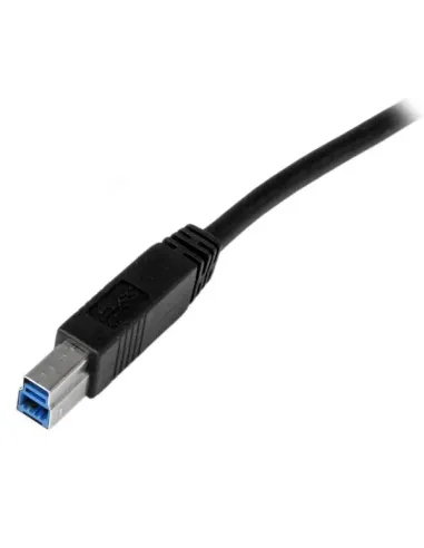 StarTech.com Cable Certificado 2m USB 3.0 Super Speed USB B Macho a USB A Macho Adaptador para Impresora - Negro