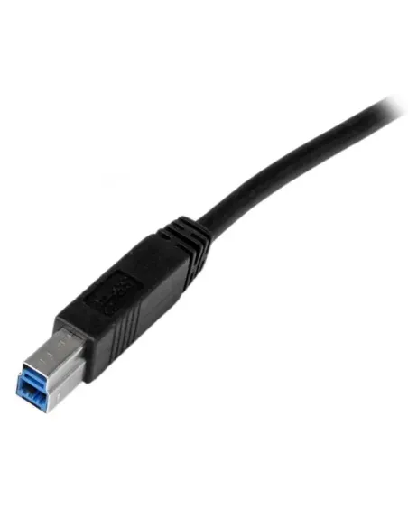 StarTech.com Cable Certificado 2m USB 3.0 Super Speed USB B Macho a USB A Macho Adaptador para Impresora - Negro