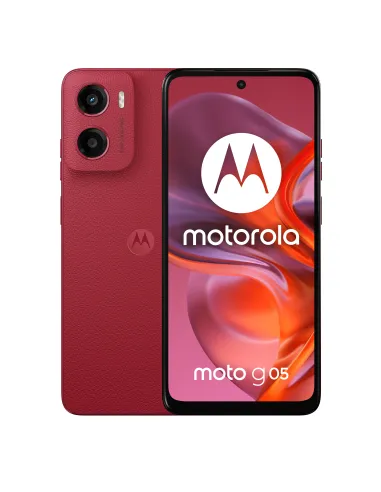 Motorola moto g05 16,9 cm (6.67") SIM doble Android 15 4G USB Tipo C 4 GB 256 GB 5200 mAh Rojo