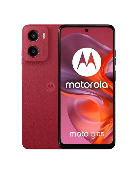 Motorola moto g05 16,9 cm (6.67") SIM doble Android 15 4G USB Tipo C 4 GB 256 GB 5200 mAh Rojo