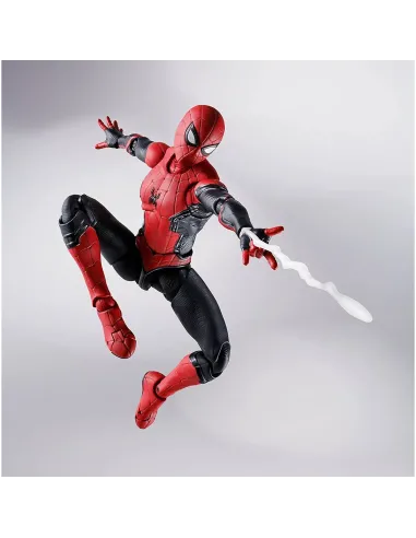 Figura tamashii nations marvel spider - man no way home spider - man traje mejorado sh figuarts action figure