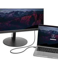 StarTech.com Cable Thunderbolt 3 Pasivo de 1m - 20Gbps - PD 100W - Vídeo 4K - Cable Thunderbolt - Certificado Thunderbolt - 2