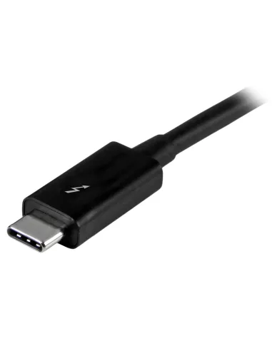 StarTech.com Cable Thunderbolt 3 Pasivo de 1m - 20Gbps - PD 100W - Vídeo 4K - Cable Thunderbolt - Certificado Thunderbolt -