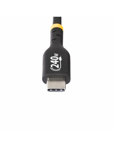 StarTech.com Cable de Carga USB-C de 2m - Cable USB Tipo C - Certificación USB-IF - PD de 240W EPR - Cable USB 2.0 USB-C de