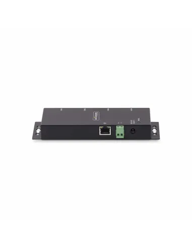 StarTech.com Adaptador Serie a Ethernet - Conversor RJ45 LAN IP a DB9 RS232 - Servidor de Dispositivos Serie de 4 Puertos -