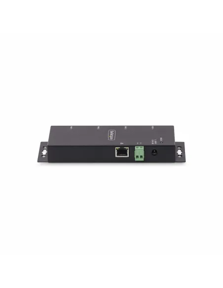 StarTech.com Adaptador Serie a Ethernet - Conversor RJ45 LAN IP a DB9 RS232 - Servidor de Dispositivos Serie de 4 Puertos -