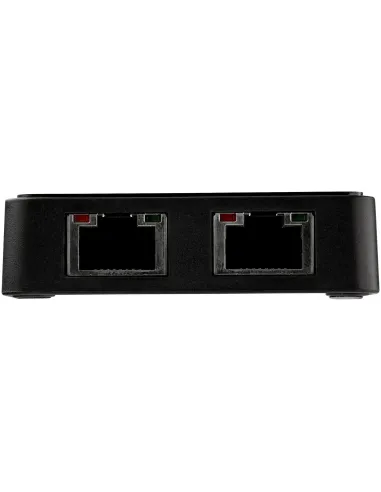 StarTech.com Adaptador Tarjeta de Red NIC Externa USB 3.0 2 Puertos Gigabit Ethernet RJ45 y Puerto USB
