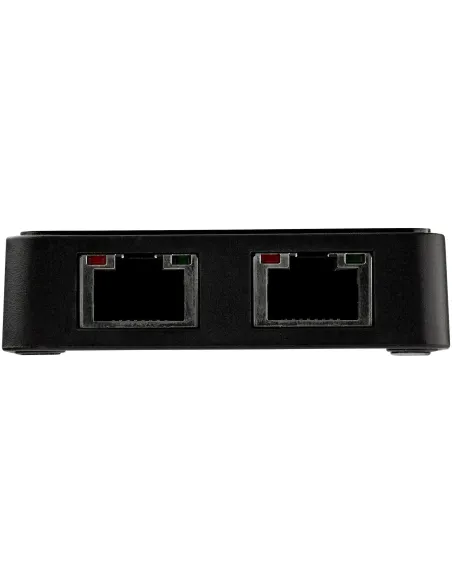 StarTech.com Adaptador Tarjeta de Red NIC Externa USB 3.0 2 Puertos Gigabit Ethernet RJ45 y Puerto USB
