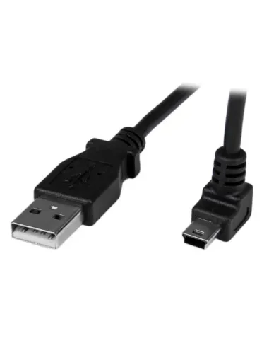 StarTech.com Cable Adaptador 1m USB A Macho a Mini USB B Macho Acodado en Ángulo hacia Arriba