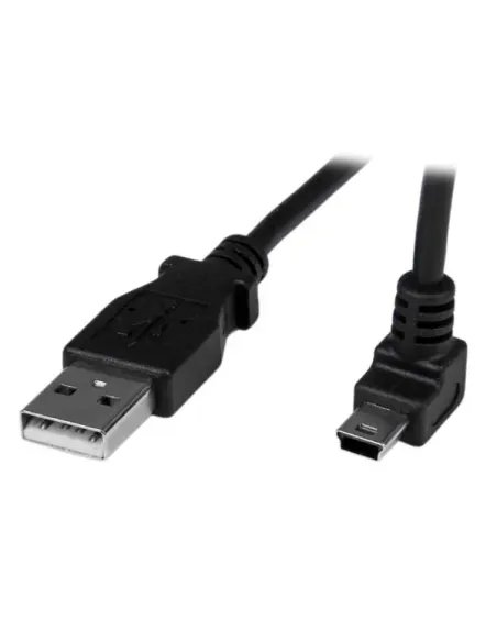 StarTech.com Cable Adaptador 1m USB A Macho a Mini USB B Macho Acodado en Ángulo hacia Arriba