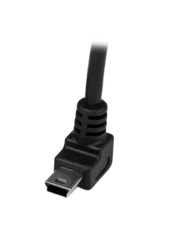 StarTech.com Cable Adaptador 1m USB A Macho a Mini USB B Macho Acodado en Ángulo hacia Arriba