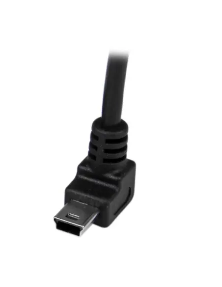 StarTech.com Cable Adaptador 1m USB A Macho a Mini USB B Macho Acodado en Ángulo hacia Arriba