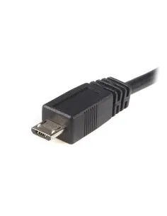 StarTech.com Cable Adaptador de 2m USB A Macho a Micro USB B Macho para Teléfono Móvil Carga y Datos - Negro 2