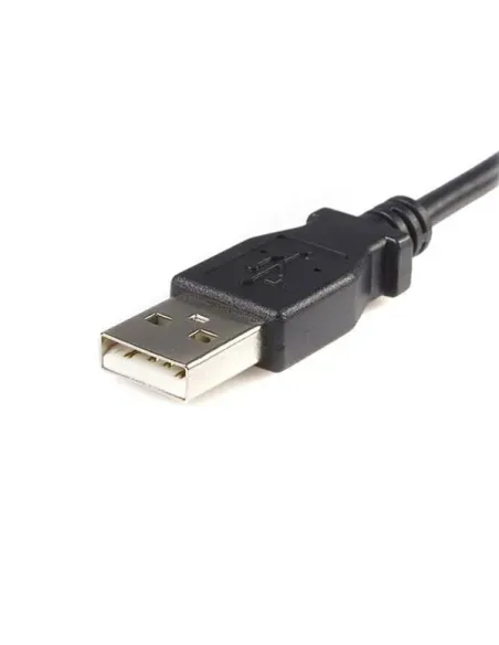 StarTech.com Cable Adaptador de 2m USB A Macho a Micro USB B Macho para Teléfono Móvil Carga y Datos - Negro