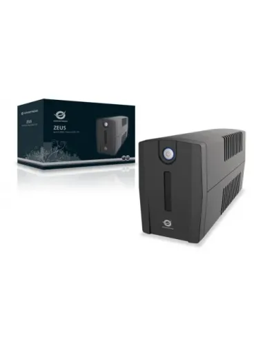 Conceptronic ZEUS02E sistema de alimentación ininterrumpida (UPS) Línea interactiva 0,85 kVA 480 W 4 salidas AC