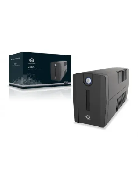 Conceptronic ZEUS02E sistema de alimentación ininterrumpida (UPS) Línea interactiva 0,85 kVA 480 W 4 salidas AC
