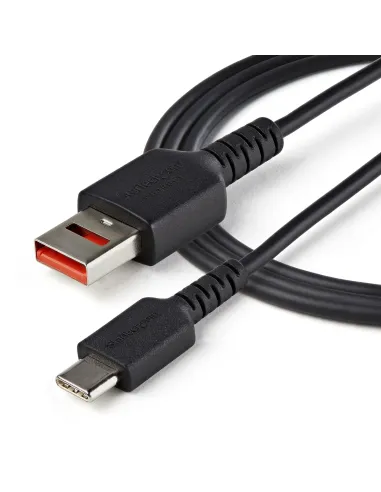 StarTech.com Cable de 1m Adaptador Bloqueador USB de Datos – Adaptador USB a USB-C de Carga Segura – USB Tipo C Solo de Carga