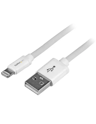 StarTech.com Cable de 2m Lightning de 8 Pin a USB A 2.0 para Apple iPod iPhone 5 iPad - Blanco