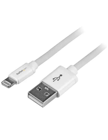StarTech.com Cable de 2m Lightning de 8 Pin a USB A 2.0 para Apple iPod iPhone 5 iPad - Blanco