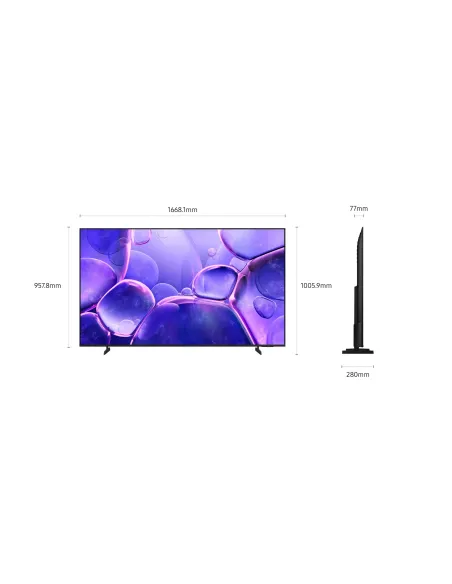 Samsung TU75U8005FU 190,5 cm (75") 4K Ultra HD Smart TV Wifi Negro