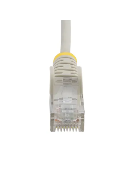 StarTech.com Cable Cat6 de 1m - Delgado - con Conectores RJ45 sin Enganches - Gris