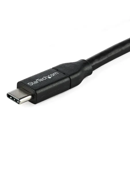 StarTech.com Cable de 1m USB-C a USB-C con capacidad para Entrega de Alimentación de 5A - USB TipoC - Cable de Carga USBC - USB