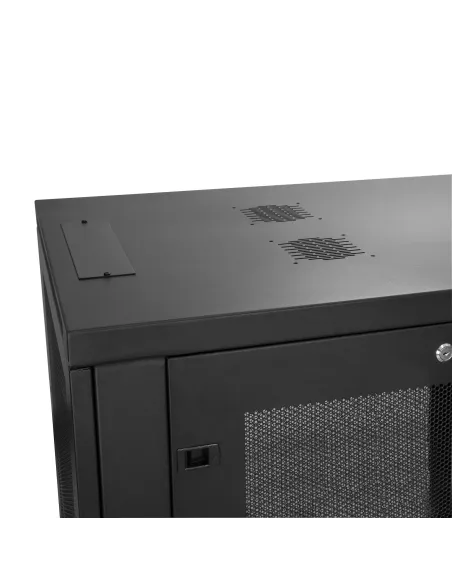 StarTech.com Armario Rack para Servidores 24U 19" 4 Columnas - Rack de Servidores con Cerradura y Seguro - Rack con Ruedas y