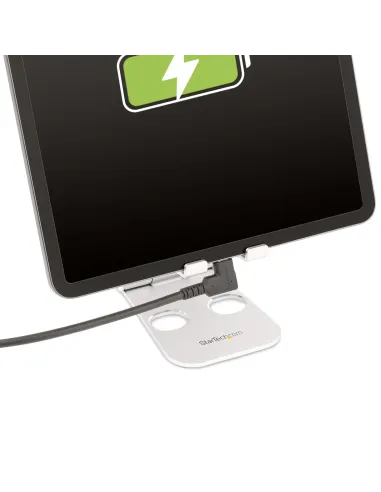 StarTech.com Cable USB-C de 1m - Acodado - USB 10 Gbps - Entrega de Alimentación de 100W (5A) - Modo Alt. de DP 8K 60 Hz   4K