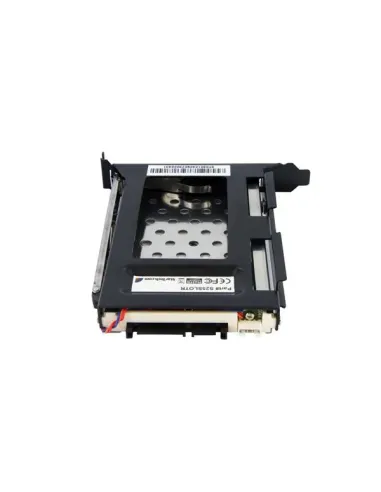 StarTech.com Bahía de Disco Duro Removible SATA de 2.5" para Ranura de Expansión de Ordenador - Adaptador de Bahía - Negro