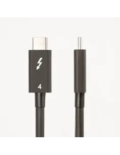 StarTech.com Cable de 0,5m Thunderbolt 4 - 40Gbps - PD 100W - Vídeo 4K 8K - Cable Thunderbolt 4 con Certificación Intel - 2