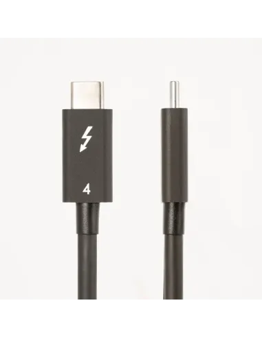 StarTech.com Cable de 0,5m Thunderbolt 4 - 40Gbps - PD 100W - Vídeo 4K 8K - Cable Thunderbolt 4 con Certificación Intel -