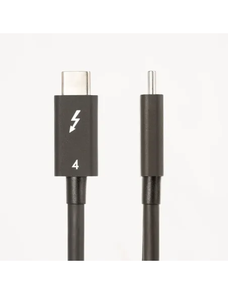 StarTech.com Cable de 0,5m Thunderbolt 4 - 40Gbps - PD 100W - Vídeo 4K 8K - Cable Thunderbolt 4 con Certificación Intel -