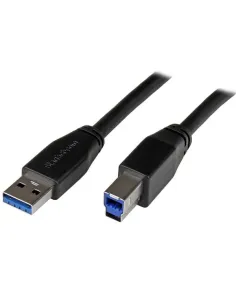 StarTech.com Cable Activo USB 3.0 SuperSpeed de 5 metros - A Macho a B Macho