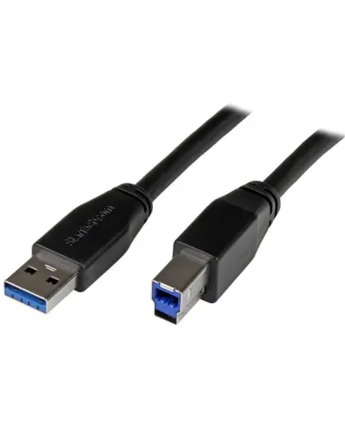 StarTech.com Cable Activo USB 3.0 SuperSpeed de 5 metros - A Macho a B Macho