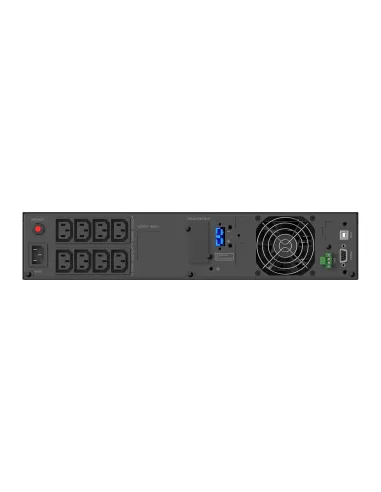 Conceptronic ZEUS51E1K sistema de alimentación ininterrumpida (UPS) Doble conversión (en línea) 1 kVA 1000 W 8 salidas AC
