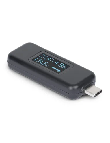 StarTech.com USBC-PWRTESTER comprobador de suministro de energía Negro