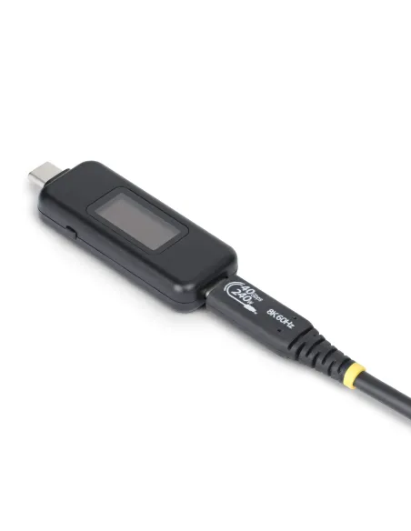 StarTech.com USBC-PWRTESTER comprobador de suministro de energía Negro