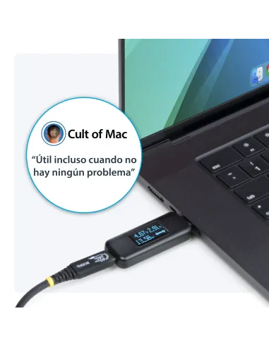 StarTech.com USBC-PWRTESTER comprobador de suministro de energía Negro